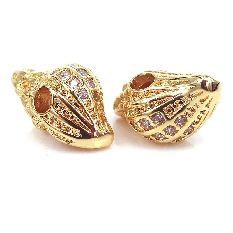 Новые Латунные металлические бусины черного/розового