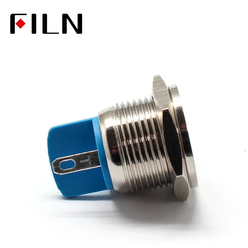 16 мм светодиодный индикатор сигнальные лампы Высокое качество металла 12 В