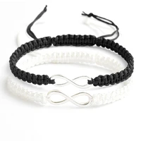 2pcs infinity handmade bracelet set friendship bracelet set infinity love couples bracelet set infinity jewelry