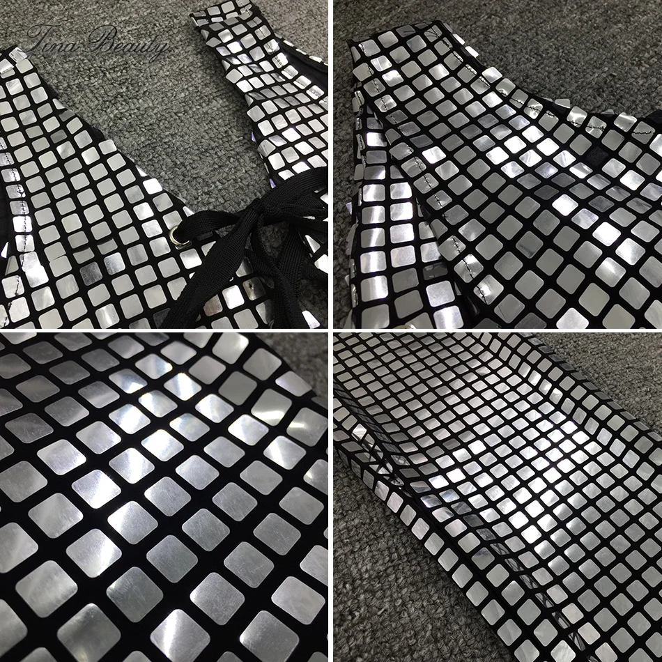 

Tina Beauty Lace Up Sleeveless Plaid Jumpsuits for Women 2019 Backless One Piece Rompers Womens Jumpsuit