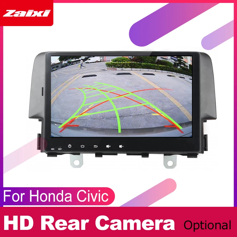 Для Honda Civic 2016 2017 2018 2019 Автомобильная Мультимедийная система Android 2 DIN