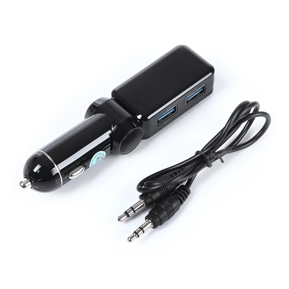 BC06S Bluetooth Автомобильное Зарядное Устройство Беспроводной Dual USB Mp3 плеер FM