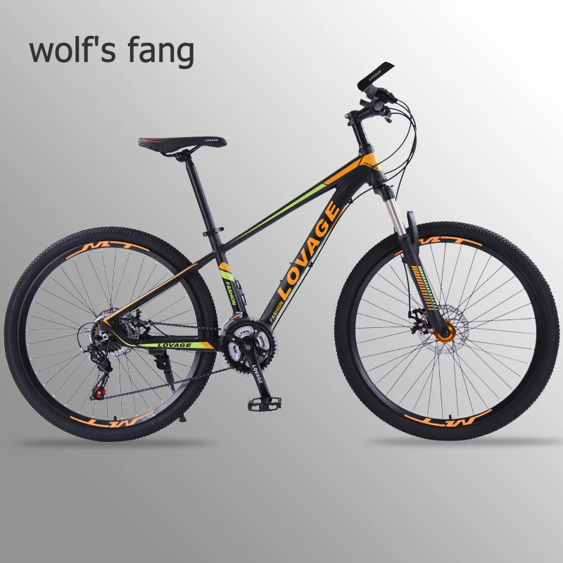 Wolf's fang, горный велосипед 27,5, Fat bike, 21 скорость, шоссейный велосипед, mtb, двойные дисковые тормоза