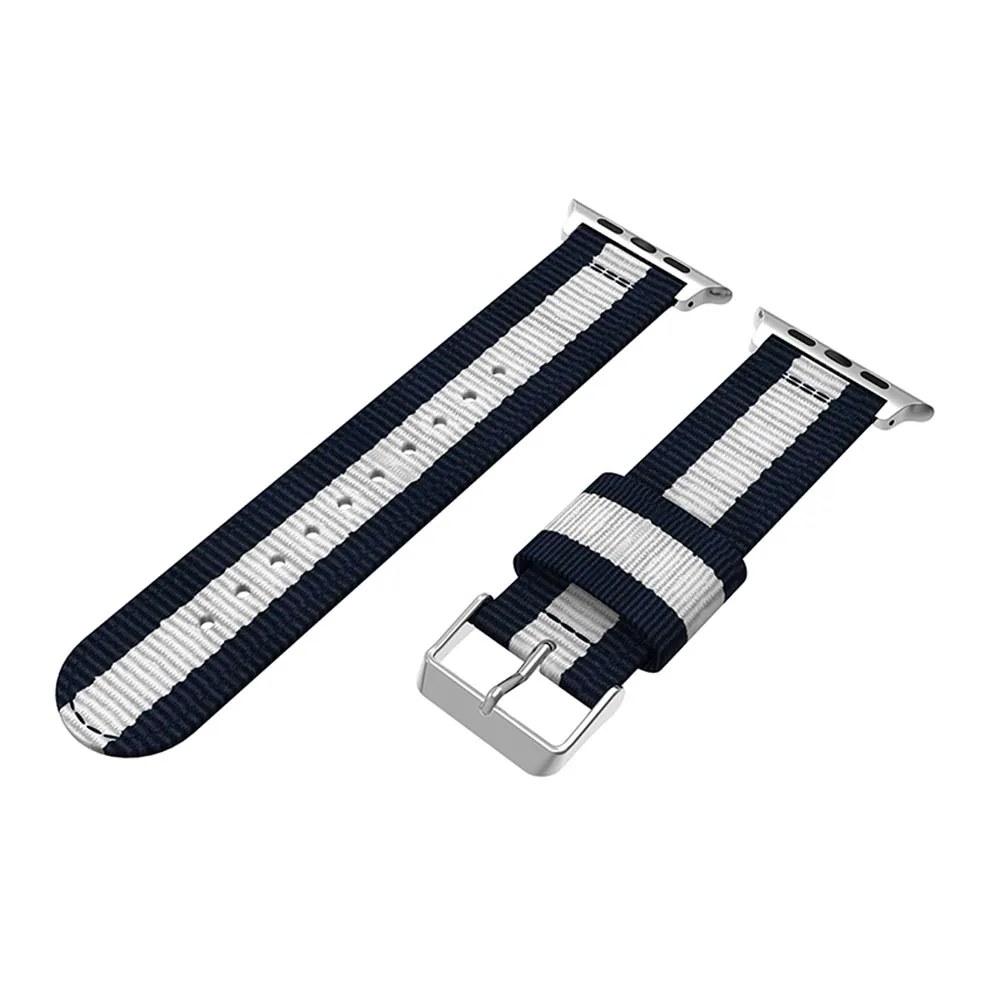 Спортивный тканый нейлоновый ремешок для Apple Watch band 44 мм 40 38 42 браслет iWatch SE 6 5/4/3/2