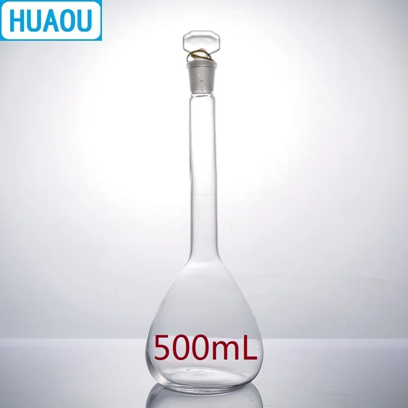 Объемная фляга HUAOU 500 мл нейтральное стекло класса А с одним выпускным знаком и