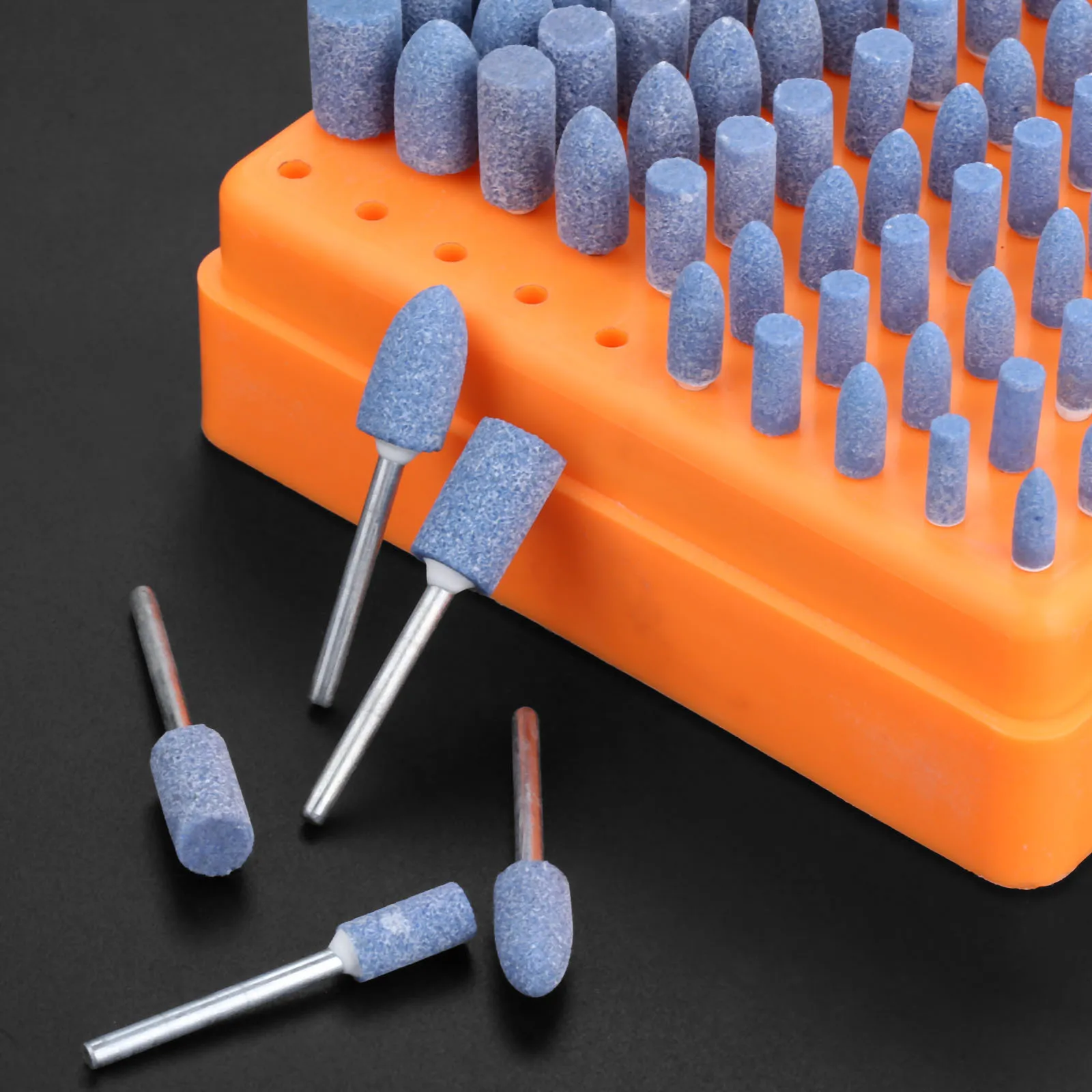 100 шт. резиновый шлифовальный круг для полировки Dremel вращающиеся инструменты 3 мм
