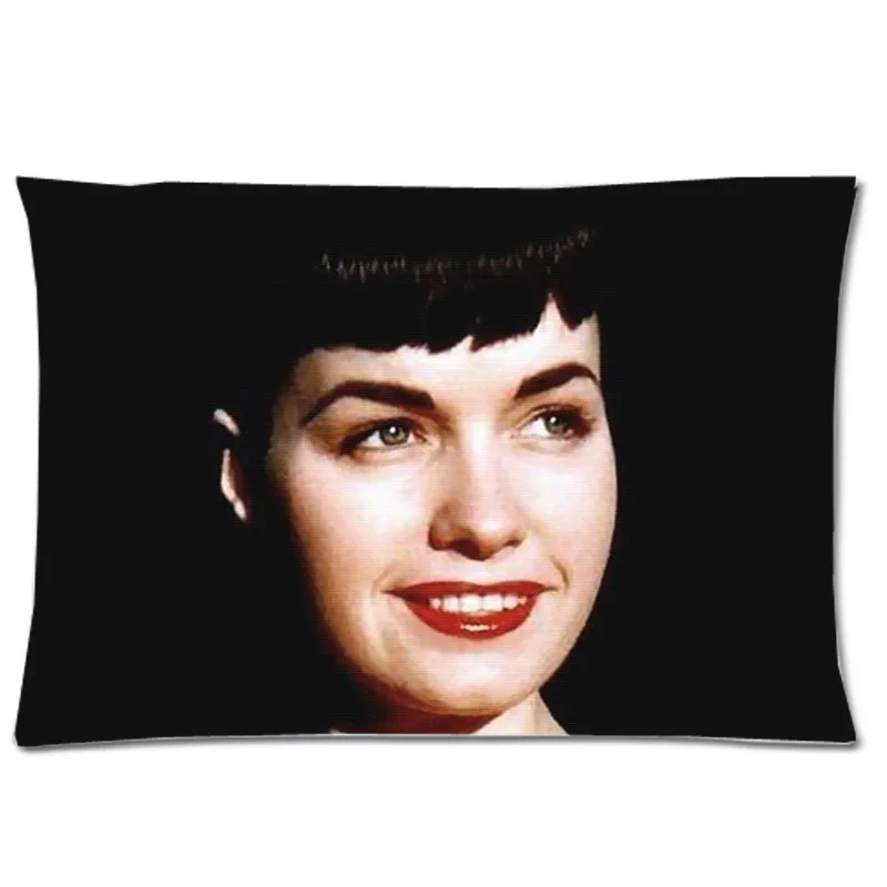 Pin-up Bettie Page двусторонний чехол для подушки с принтом прямоугольный чехол для подушки из полиэстера, наволочка для подушки 50x75 см - Цвет: 2