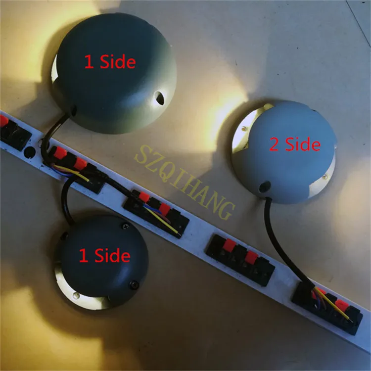 AC85V~ 265V или DC12V 2 W/3 W/4 W/8 W СВЕТОДИОДНЫЙ утопленный светильник Открытый водонепроницаемый светодиодный подземный свет RGB Красный Зеленый Синий СВЕТОДИОДНЫЙ Фонарь