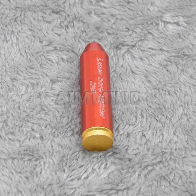 Красный охотничий красный лазер Boresighter CAL.308. 223 30-06 CAL7.62x39 7,62X54 12GA красный точечный лазерный картридж тактический Красный Диаметр Sighter