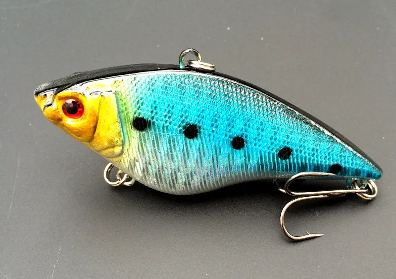 

Fishing VIB Lure Hard Bait Hook 70mm/16g Tackle Fresh Salt Water Bass Mandarin Lot 5 Pieces