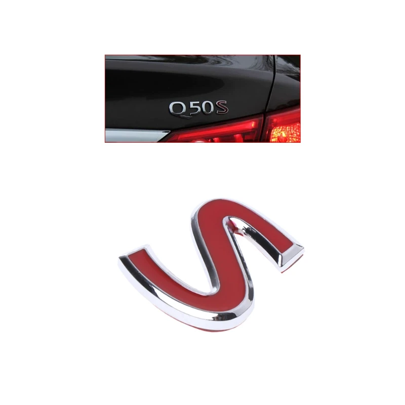 Металлическая Эмблема Красного цвета для Infiniti Q50 Q50L Q30 Q70|Наклейки на автомобиль| |