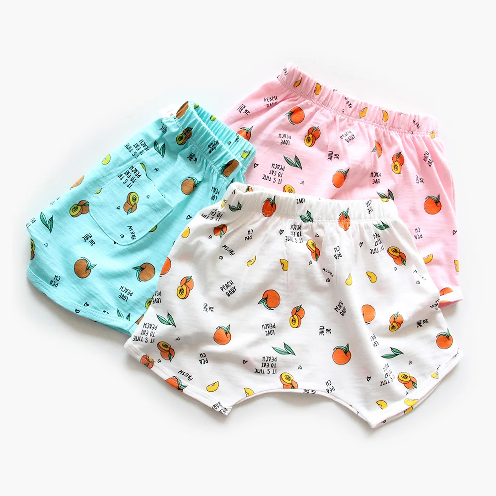 2 шт. детская одежда шорты трусы-боксеры для мальчиков и девочек летние мягкие из