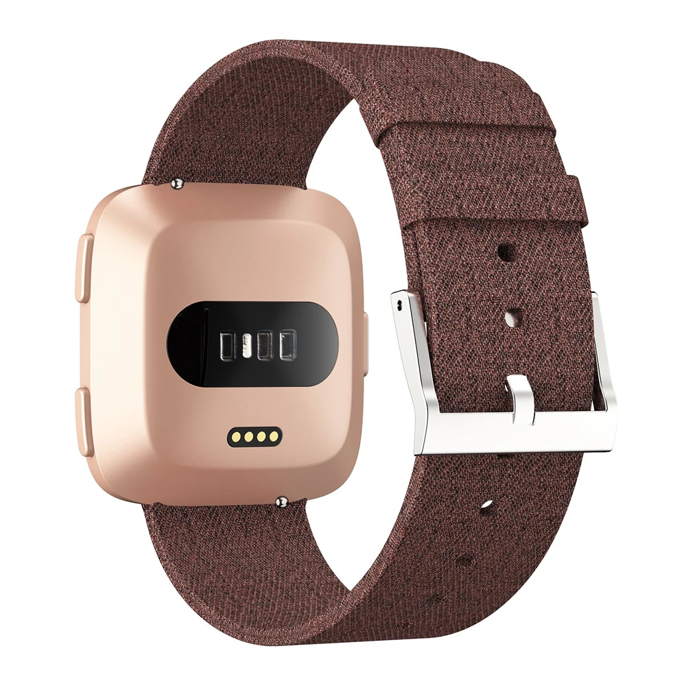 Для Fibit Versa Band нейлоновая плетеная ткань умные наручные часы ремешок для Fitbit Versa 2 умные аксессуары с металлической застежкой