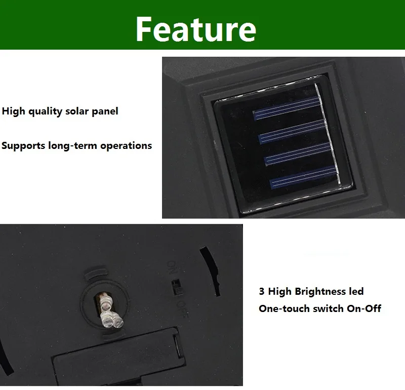 Светодиодный фонарь в стиле ретро на солнечной батарее водонепроницаемый