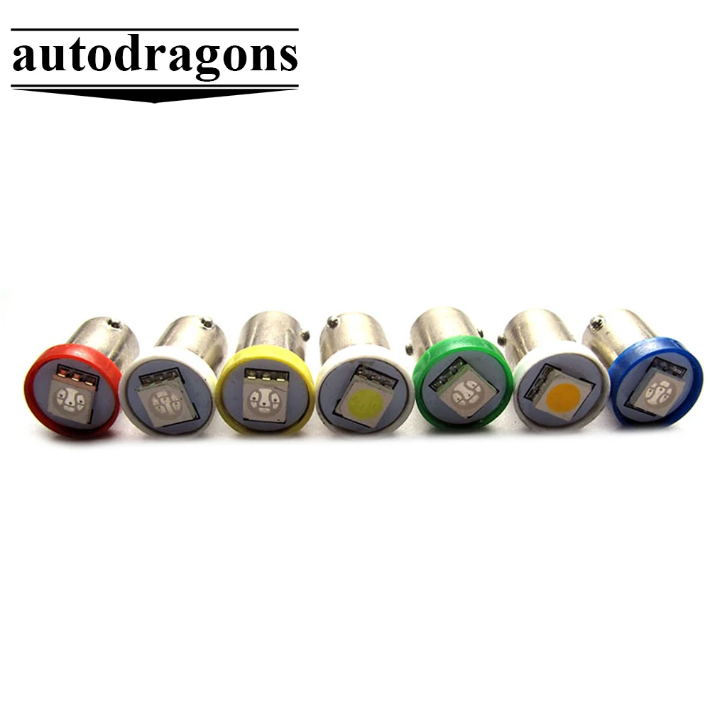 Светодиодные лампы autodragon Ba9s 44 47 со штыковым флиппером 6 3 В|Передние LED-фары для