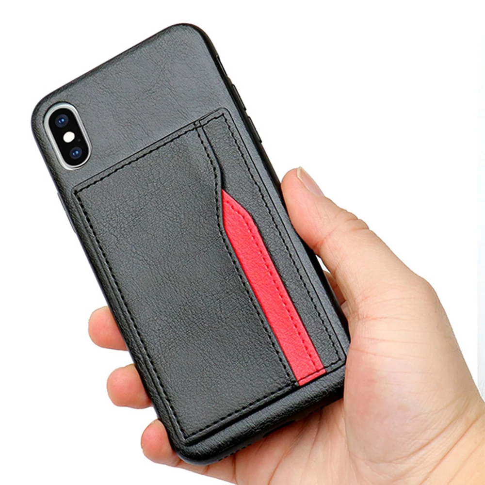 Heyytle Ретро Чехол из искусственной кожи для iPhone 6 6s 7 8 Plus XS мульти карта кошелек