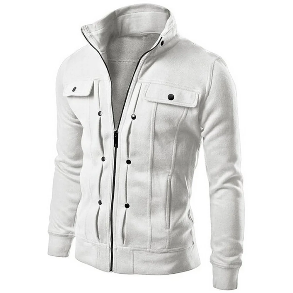 

ZOGAA Brand Mens Jackets and Coats Casual Slim Fit Windbreaker Military Jackets Outwear Multiple Pockets Men Jacket Overcoats
