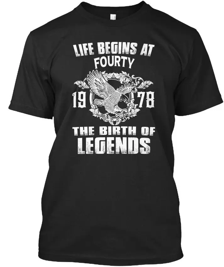 

100% Cotton Brand New 1978 Legends #Boostedeu Standard Unisex T-Shirt Summer Tee Shirt
