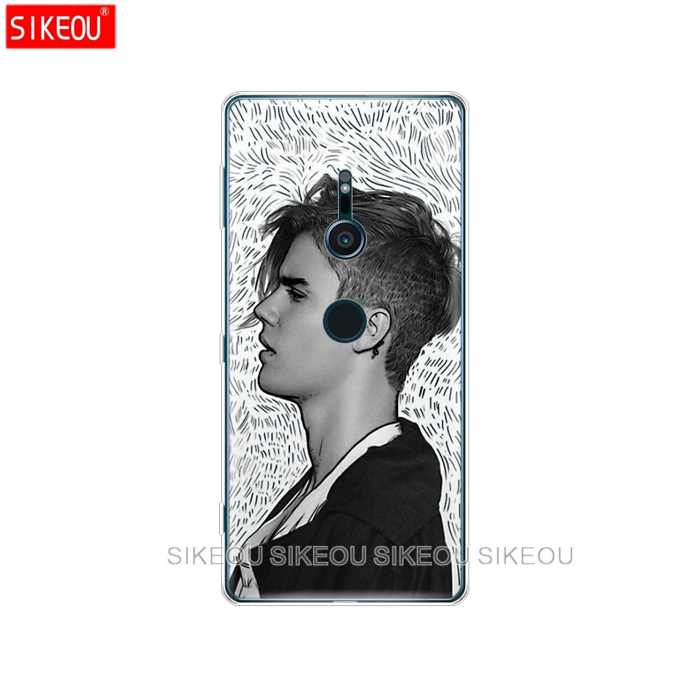 Силиконовый чехол для телефона sony xperia XA1 XA2 ULTRA PLUS L1 L2 XZ1 XZ2 compact XZ PREMIUM justin bieber