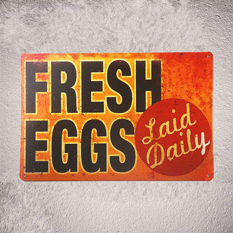 Меню кофе винтажные металлические жестяные знаки яйцо хот дог для хамбурга
