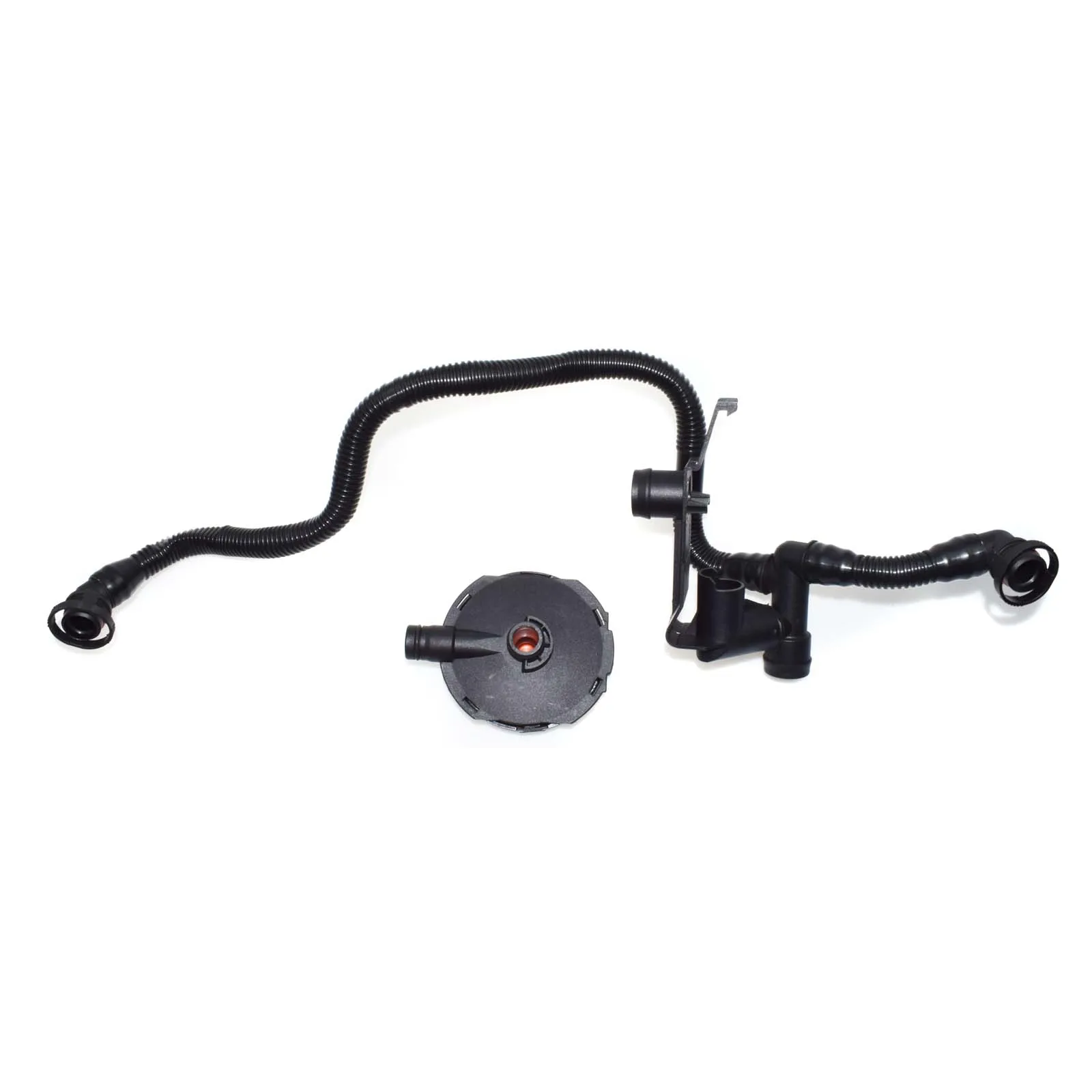 Hose and Valve Для Audi A4 S4 A6 S6 A8 S8& Quattro 3.0L V6 картер двигателя Сапун шланг Труба& PCV вентиляционный клапан# 06C103217H& 06C103245 - Цвет: Hose and Valve