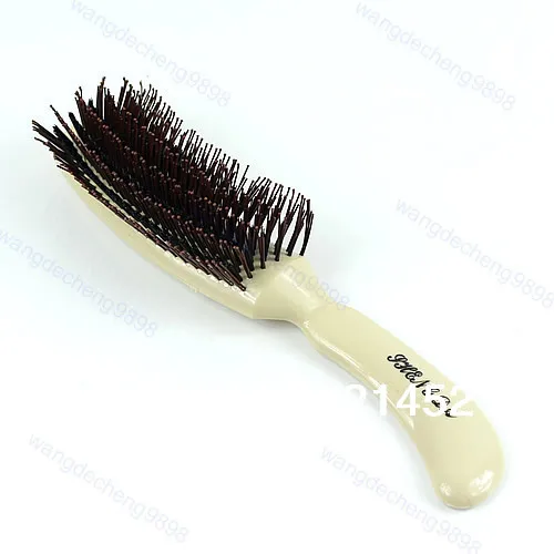 

2pcs/lot New Hairdress Plastic Handle Round Teeth DIY Wavy Curly Straight Hair Style Comb