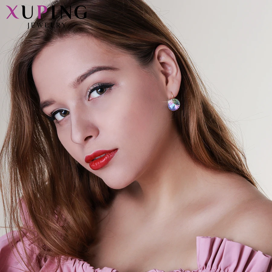 Xuping ювелирные изделия Прекрасные элегантные стильные серьги с