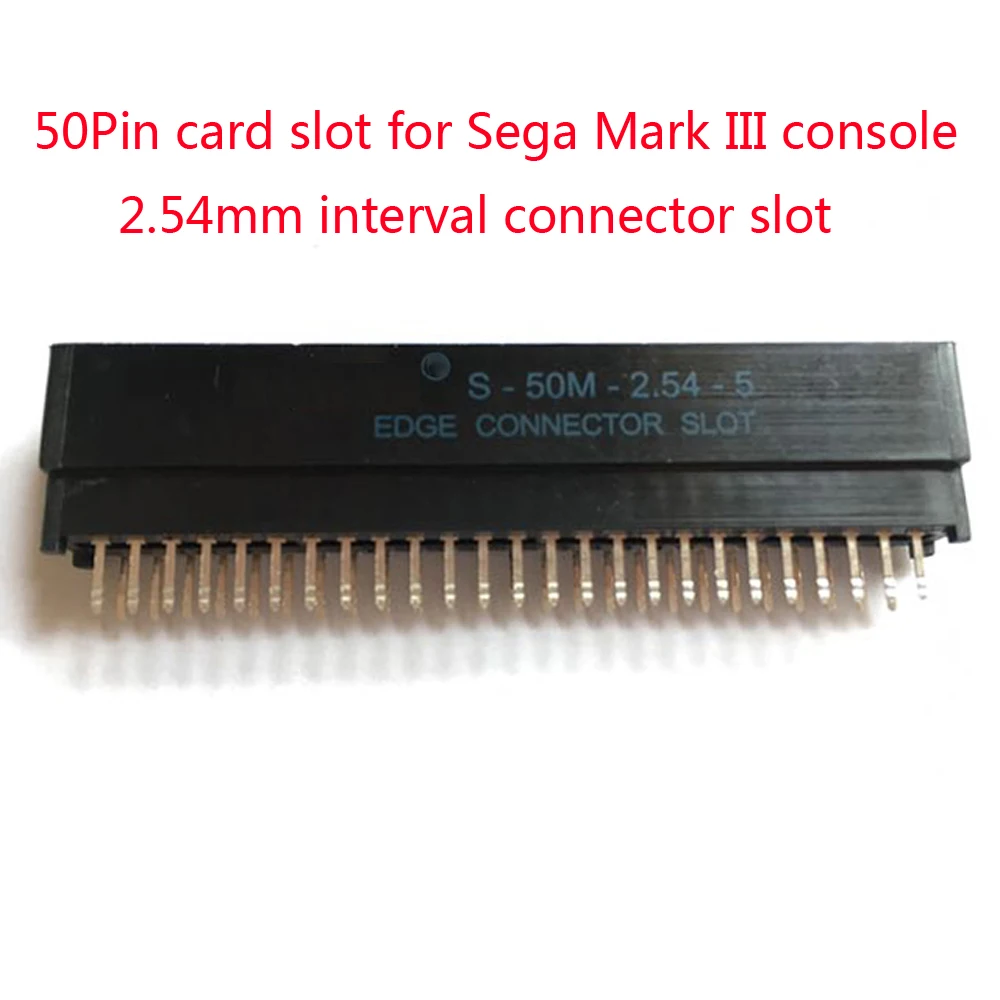 100 шт. в партии 50Pin слот для карты Sega Mark III клон консольный штекер Запасная