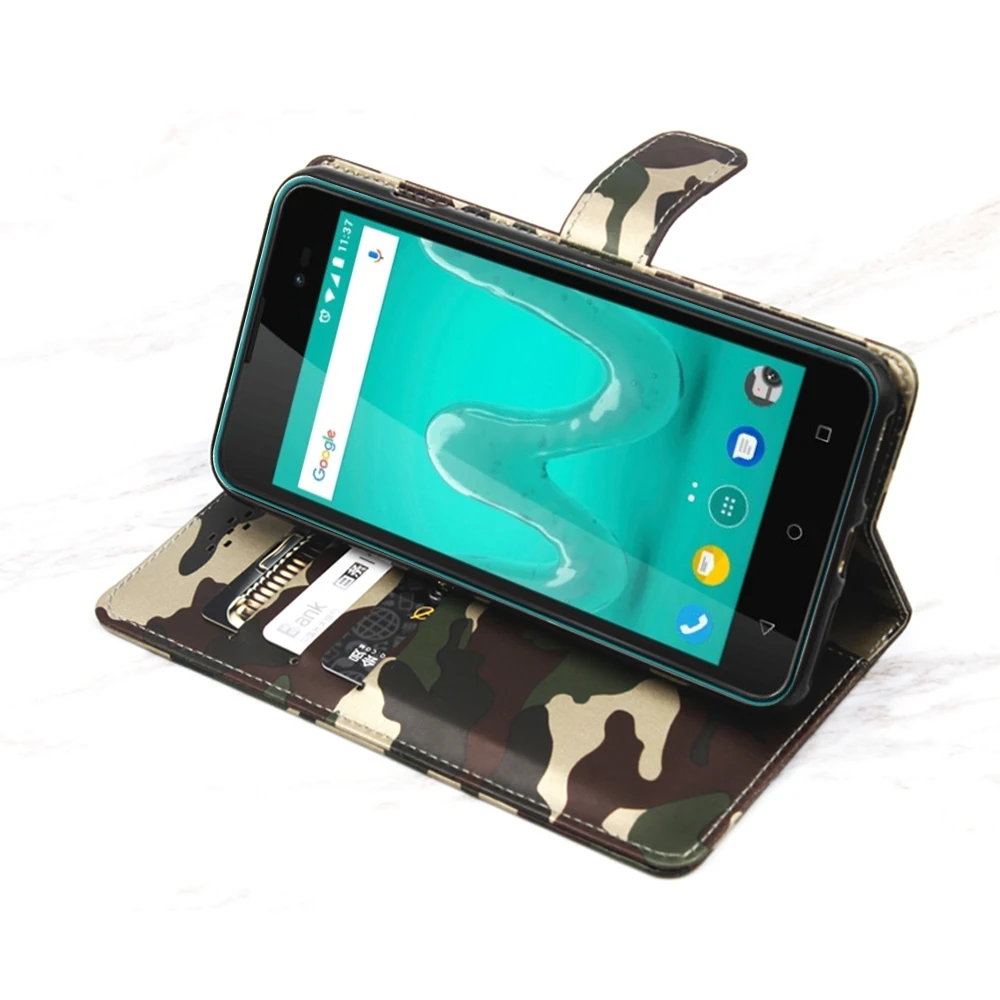 BOGVED Оригинал камуфляж Телефон чехол для Wiko Солнечный 2 плюс крышка вид Prime Чехлы