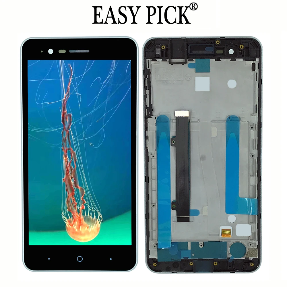 Black with Frame Для zte Blade A510 BA510 ЖК-дисплей кодирующий преобразователь сенсорного экрана в сборе с рамкой - Цвет: Black with Frame