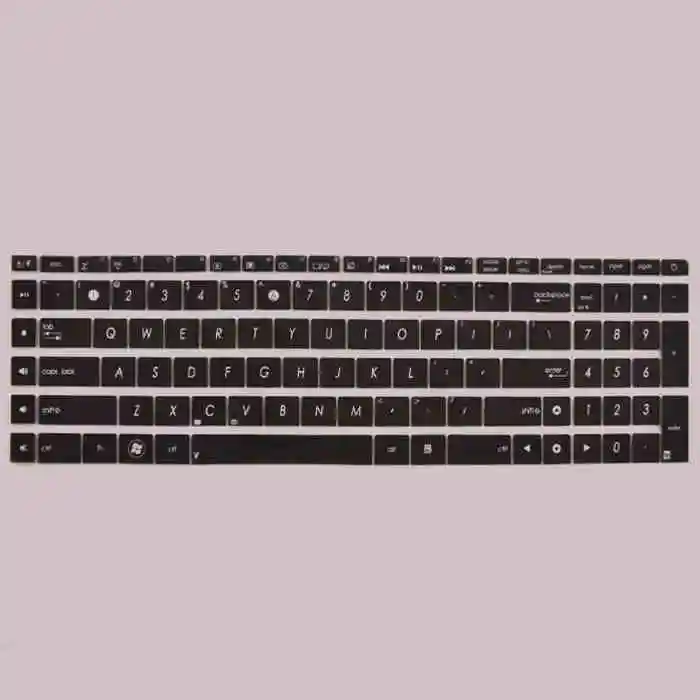Новые силиконовые клавиатуры кожи Защитная пленка для Asus N55 N75 N75S N55S | Компьютеры и