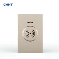 chint 120 type 9l wall switch socket function key acousto optic control time delay switch 100w modular