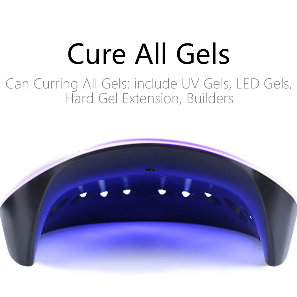 Новинка 36 Вт Светодиодная УФ лампа Сушилка для ногтей отверждение всех гелей лак