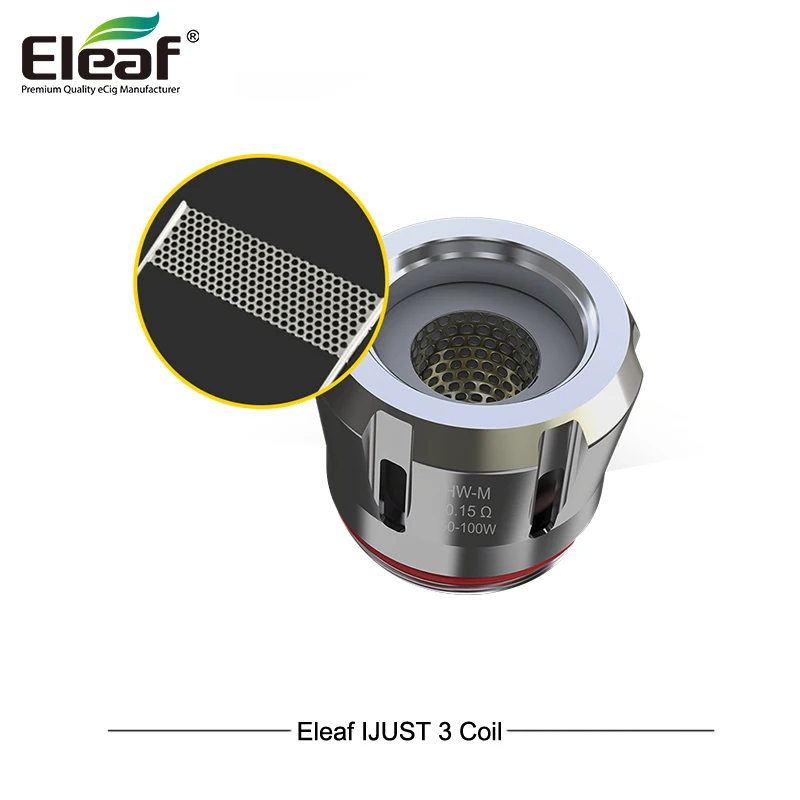 

5pcs/lot Electronic Cigarettes Coil HW-M HW-N Single Dual Head 0.15/0.2ohm ELLO Duro Atomizer Coil For Eleaf Ijust 3 Kit