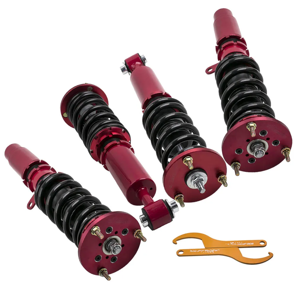 Задняя подвеска Coilover для BMW 5 серии E60 седан 530d 2WD 2004 2010 523 525 528 530 535 стойки Красная