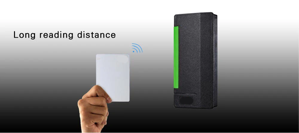 IP68 с rfid-меткой водозащитные ридер RF002EM пластиковый корпус wiegand выход для контроля доступа наружная используемая безопасность домашнего офиса