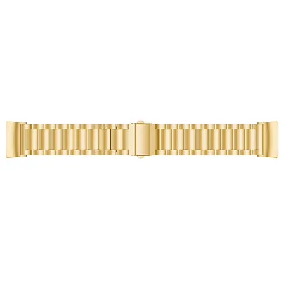 gold Для Fitbit Charge 3 ремешок из нержавеющей стали ремешок для Fitbit Charge 3 ремешок для часов металлический ремешок для наручных часов браслет - Цвет: gold