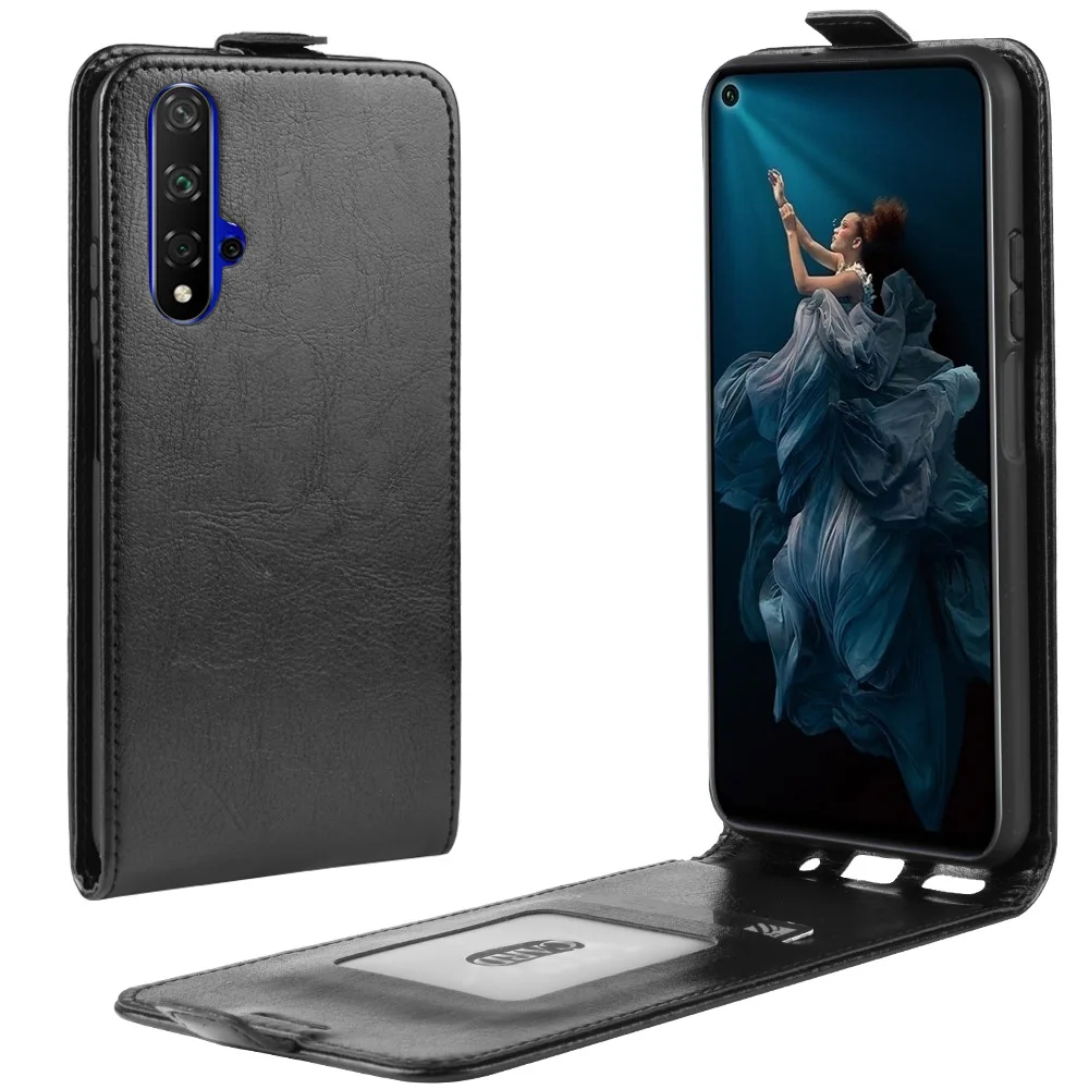 Чехол для huawei honor 20, чехол с откидной крышкой 6,26 дюймов, Магнитный Вертикальный кожаный чехол-книжка для huawei honor 20, honor 20, чехол s
