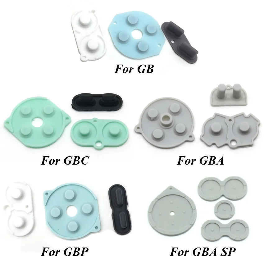YuXi Conductive Rubber Contact Pad Button A-B D-pad  for Xbox 360 One GB GBC GBA GBP ps2 ps3 ps4 Controllers Replacement part images - 6
