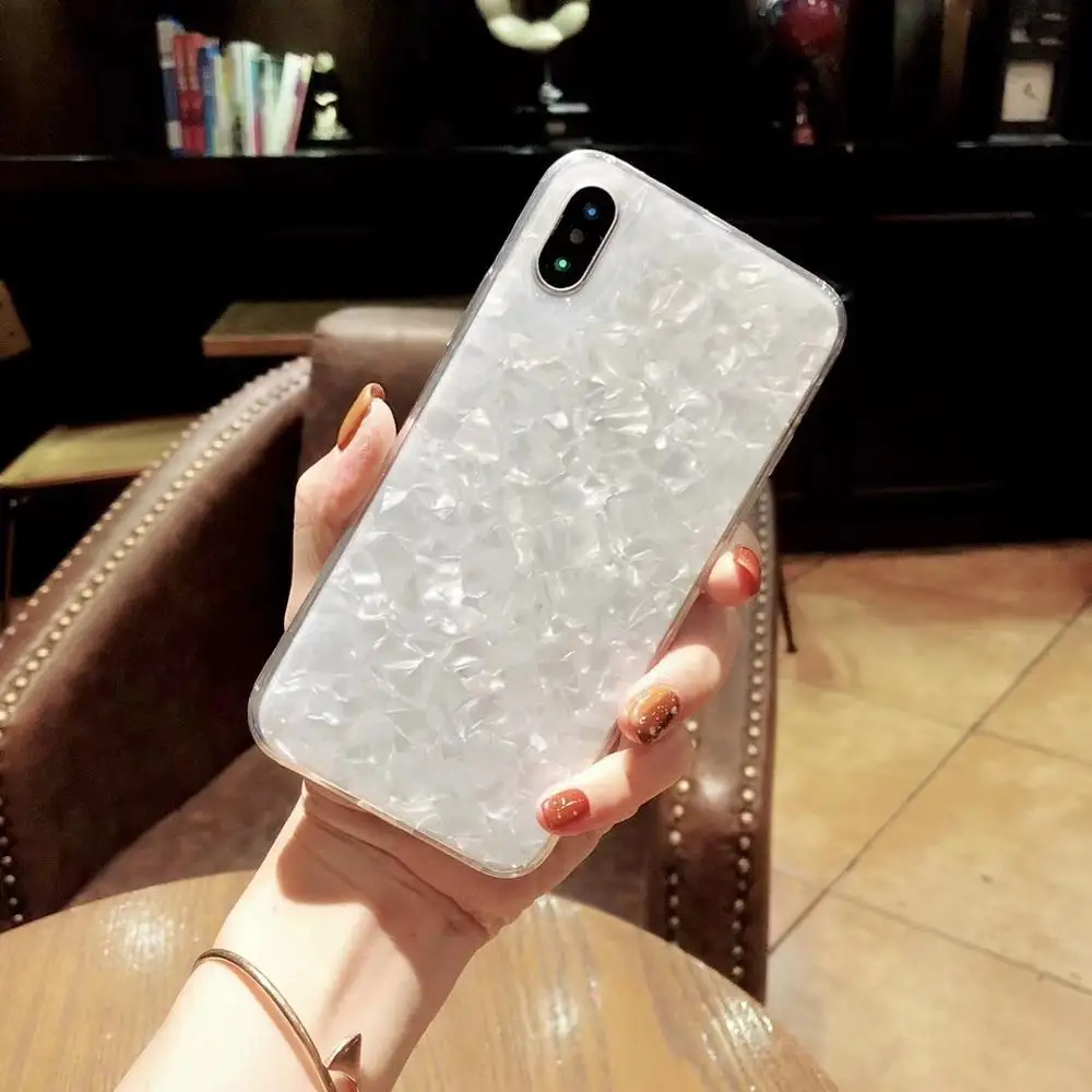 Мягкий чехол для телефона Casyva Iphone X XR XS MAX жесткий с узором 6 7 8 plus защитная задняя