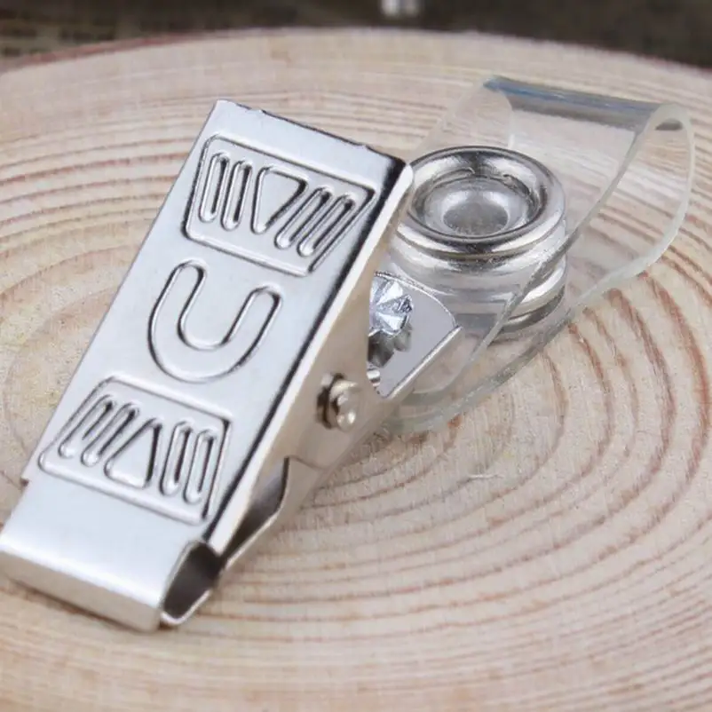 1000 шт оптом металлический держатель для удостоверения личности значок зажим с