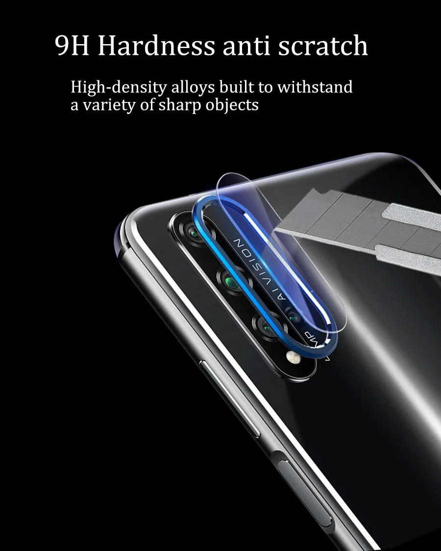 Закаленное стекло для huawei Honor 20 Pro 20i Nova 5 Pro 5i 5T 4 стекло для объектива камеры защита экрана защитное кольцо бампер чехол