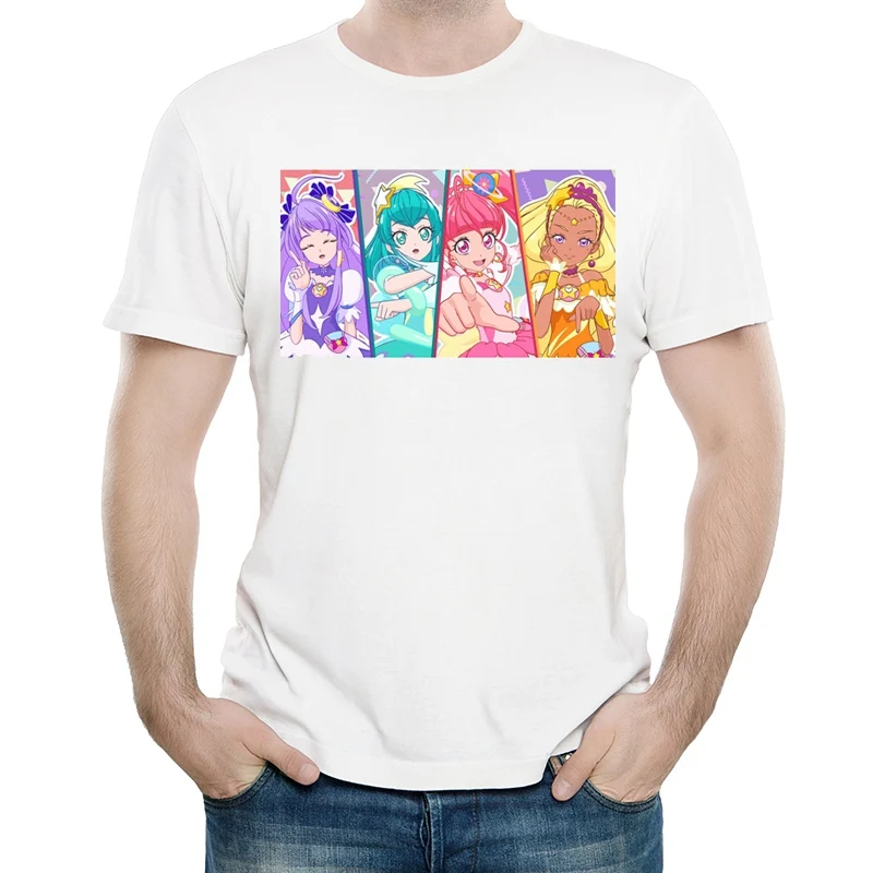 3 Star Twinkle Precure, модная мужская футболка, короткий рукав, белый цвет, Star Twinkle Precure, футболка, топ, футболка, унисекс, футболки - Цвет: 3
