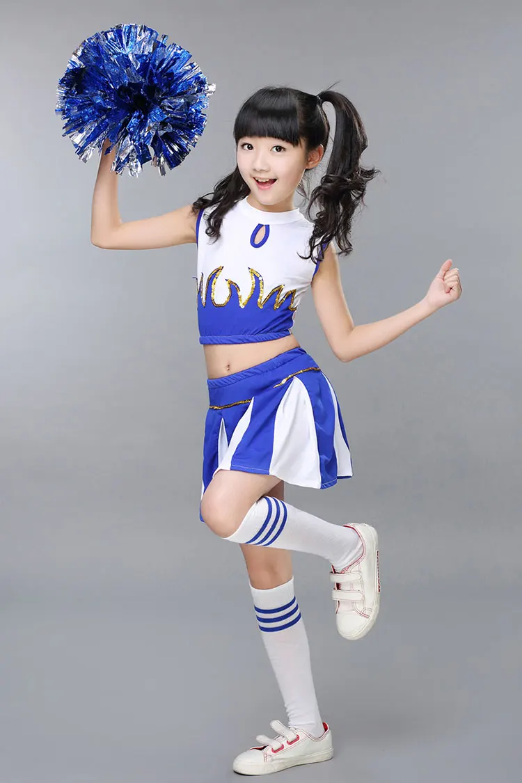 Girl Children Academic Dress School Uniforms Set Kid Girls Student Jazz Costumes Boy Competition Suit Cheerleader Suits | Тематическая