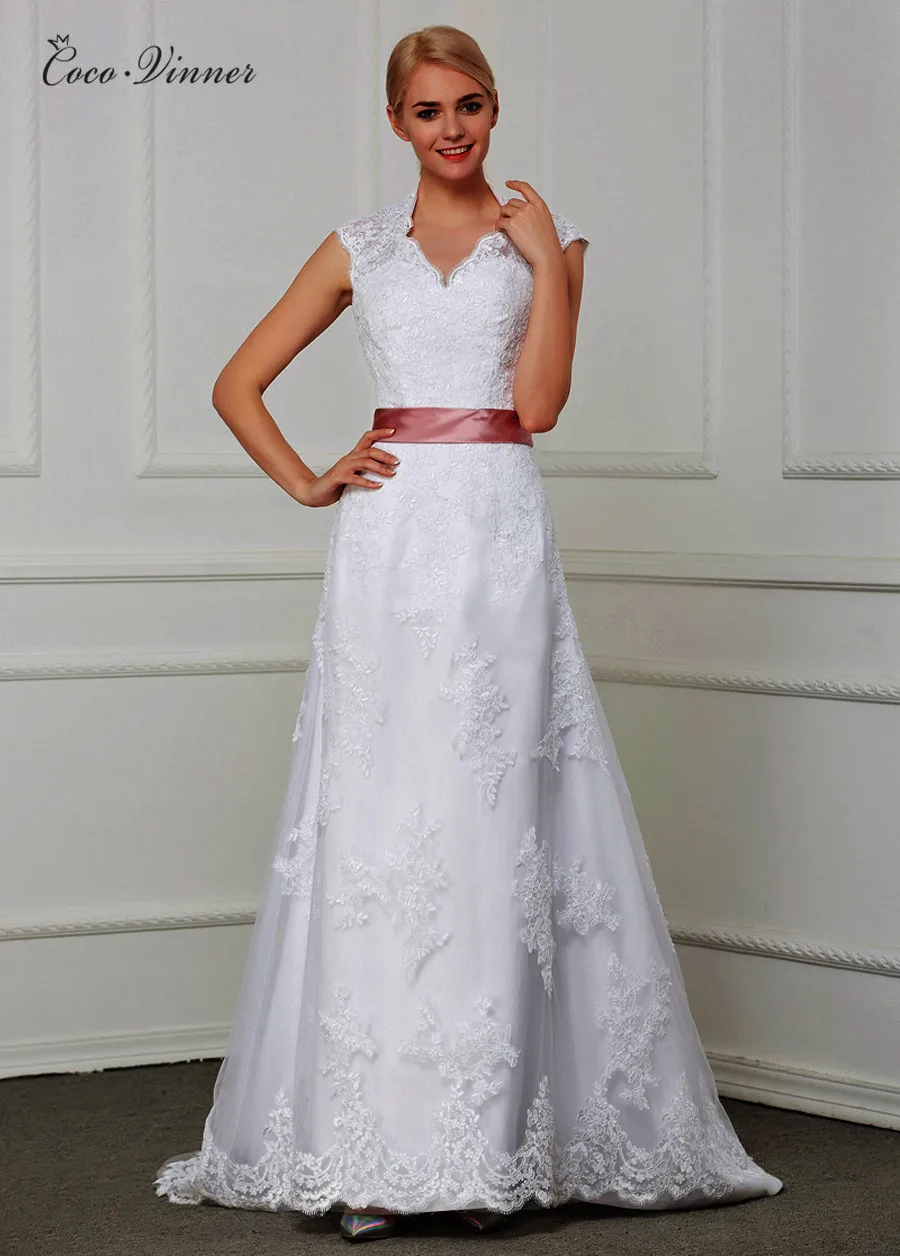 Сексуальное кружевное платье с открытой спиной и вышивкой свадебное