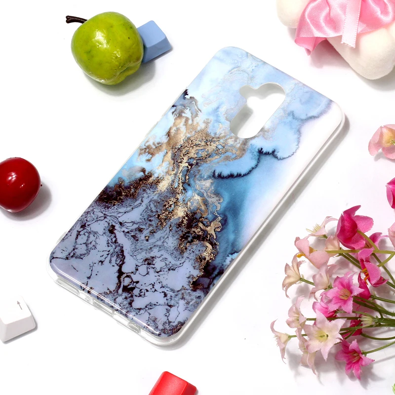Fashion Mandala Marble Cellular Phone Soft TPU Silicone Case Cover Shell Coque Funda Hull for HUAWEI Mate 20 Lite |