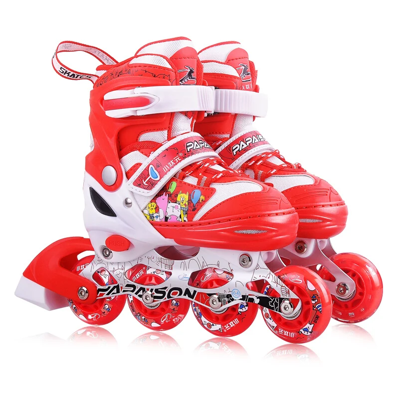 Детские коньки Flash роликовые мужчины и wo Мужчины Регулируемый размер