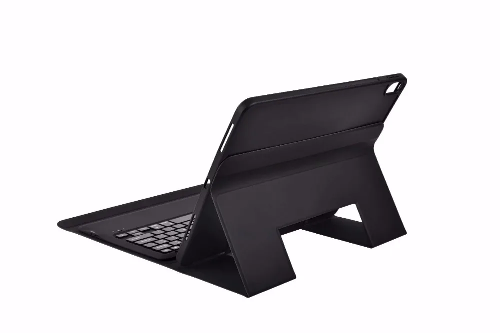 Тонкий беспроводной Bluetooth клавиатура кожаный чехол для Apple iPad Pro 12,9 12,9 Funda Coque с карандашом держа слот