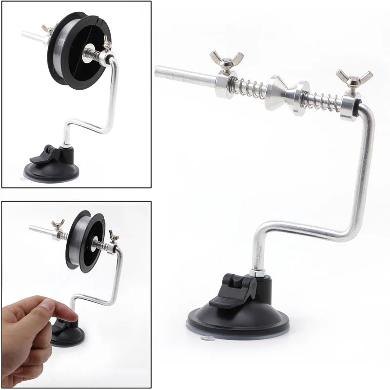 Портативная катушка для Намотки лески держатель снасть инструмент рыболовное