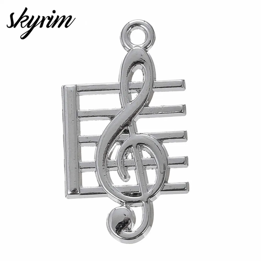 10 шт. подвеска в виде скрипичного ключа для изготовления украшений|charms for jewelry|charms